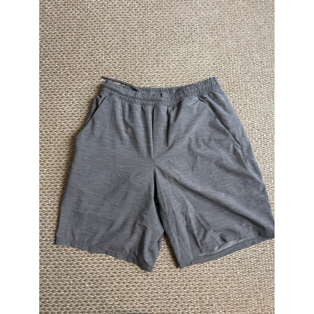Lululemon Mens Pace Breaker Lined Shorts 9 Inch Heathered Grey Size M